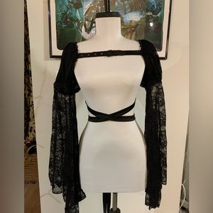 WIDOW SOMBER SOUL BONDAGE HARNESS FROM DOLLS KILL